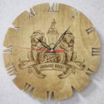 Laser Cut FC Zenit Saint Petersburg Wall Clock Free Vector