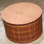 Laser Cut Round Box 3mm MDF 150 Diameter Free Vector