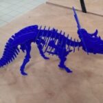 Laser Cut Styracosaurus Dinosaur 3D Puzzle 3mm DXF File