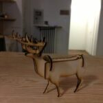 Laser Cut Small Stag DXF File