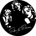 Marilyn clock dxf File