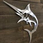 Laser Cut Marlin Wall Decor Free Vector
