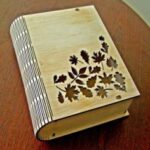 Laser Cut Book Box With Living Hinge Free Vector