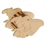 Laser Cut Baby Elephant Piggy Bank Free Vector