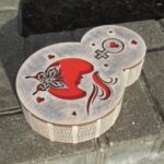 Laser Cut Womens Day Special Gift Box Number 8 Shape Box 4mm Free Vector