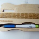 Laser Cut Wooden Pen Case Personalized Gift Box DXF File