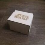 Laser Cut Wooden Gift Mug Box with Lid Template Free Vector