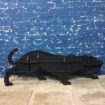 Laser Cut Puma Panther Cheetah Shelf Animal Bookshelf Panel Furniture Free Vector