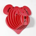 Laser Cut Wood Bear Head Wall Decor Free Vector