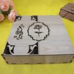 Laser Cut Wooden Candy Gift Box With Lid 3mm Free Vector