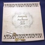Laser Cut Wooden Wedding Wish Box Free Vector
