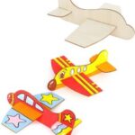 Laser Cut Wood Airplane Kits Handicraft Plane Airplane For Birthday Party Carnival Party
