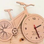 Laser Cut Bicycle Clock