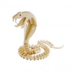 Laser Cut Snake 3D Wooden Puzzle DWG File