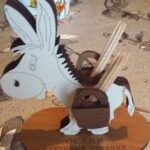 Laser Cut Donkey Toothpick Stand Free Vector