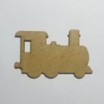 Laser Cut Train Wood Blank Cutout Free Vector