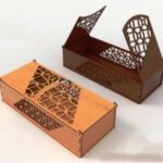 Laser Cut Wooden Keepsake Gift Box Free Vector