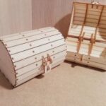 Laser Cut Wooden Treasure Box DXF File