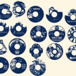 Laser Cut Wall Clock Templates Collection Free Vector