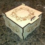 Laser Cut Engraved Jewelry Box Free Vector