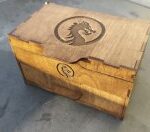 Laser Cut Wooden Chest Storage Box Free Vector
