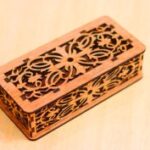 Laser Cut Decorative Storage Box With Lid Free Vector