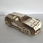 Laser Cut Volkswagen Golf Wooden Toy Car Free Vector