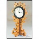 Table Clock Scroll Saw Pattern PDF File