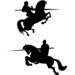 Knight On Horse dxf File