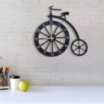 Laser Cut Bicycle Wall Clock