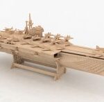 Aircraft carrier 3D Puzzle DXF File
