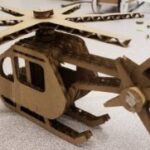 Laser Cut Glowforge Cardboard Copter