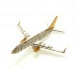 Laser Cut Airplane 3D Puzzle Free Vector