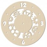 Laser Cut Steampunk Wall Clock Gear Clock Wall Decor Free Vector