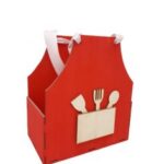 Laser Cut Apron Shaped Gift Box Mother’s Day Treat Box Free Vector