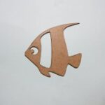 Laser Cut Wooden Fish Craft Shape Free Vector