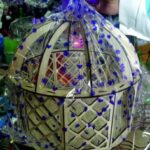 Laser Cut Tent Favor Box Free Vector