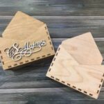 Laser Cut Envelope Gift Box DXF File