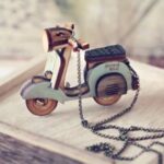 Laser Cut Wooden Vespa Scooter Free Vector