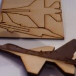Lasercut Mini F16 Fighter Aircraft DXF File