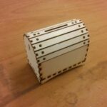 Laser Cut Piggy Bank like Pirate Chest 3mm SVG File