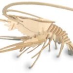 Lobster 3D Wooden Puzzle 3mm DXF File