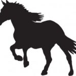 Horse Silhouette dxf File