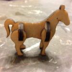 Laser Cut Tiny Horse DXF File