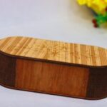 Laser Cut Rounded Corner Wood Gift Box Free Vector