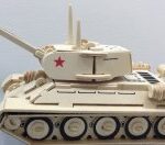 Laser Cut Wooden Tank Toy Free Vector