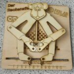Laser Cut Educated Monkey Kids Toy Learning Small Number Multiplication 3mm Birch Plywood DXF File