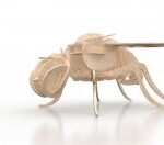 Fly Insect 3D Puzzle 3mm DXF File