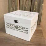 Laser Cut Wedding Box Free Vector