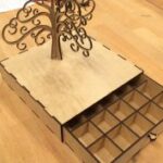 Tree of Life Jewelry Box DXF File